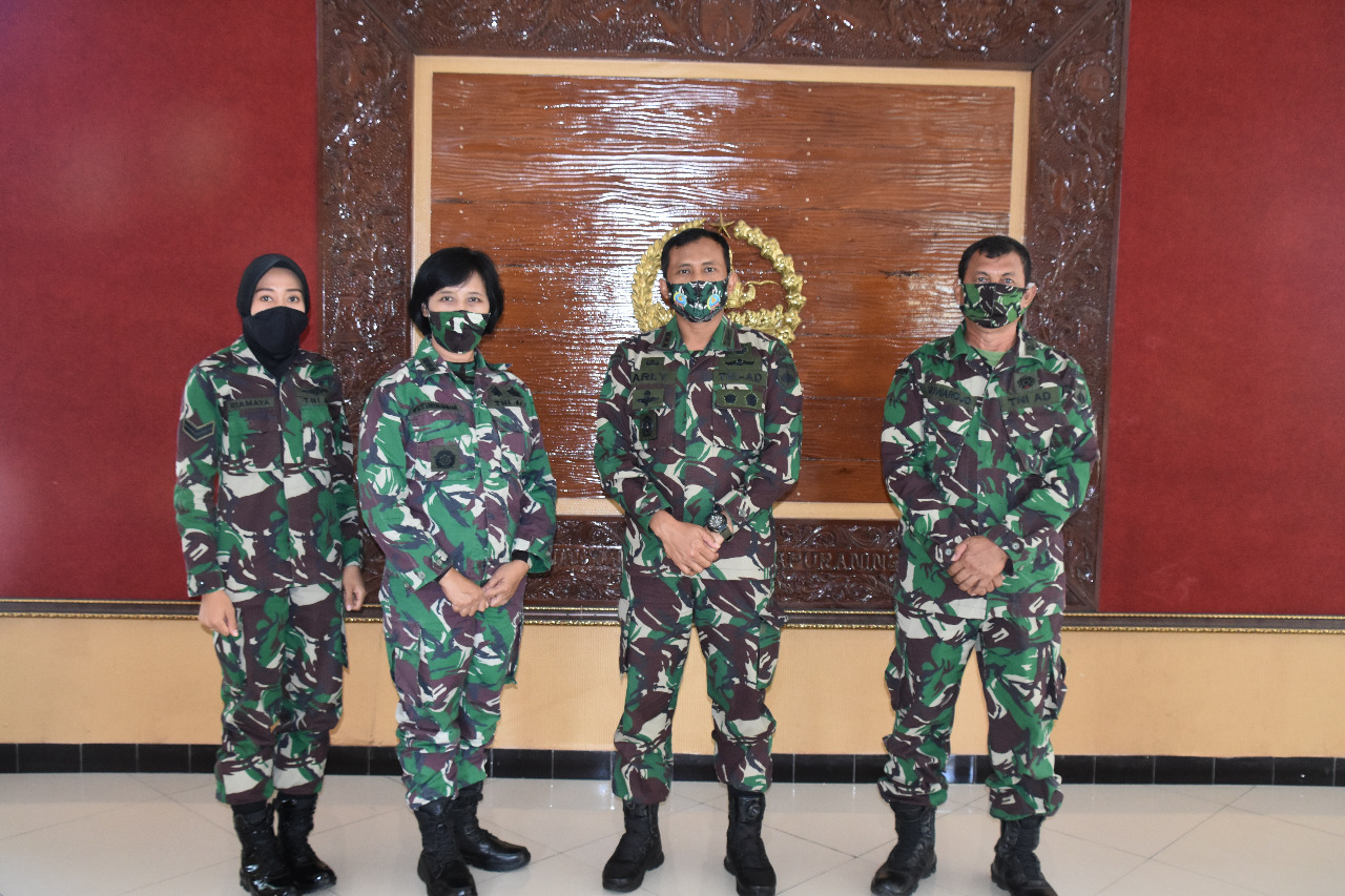 Danrem 073/MKT Kolonel Inf Ari Yulianto, S.I.P, Terima Kunjungan Silaturahmi Kaotmil II-9 Semarang